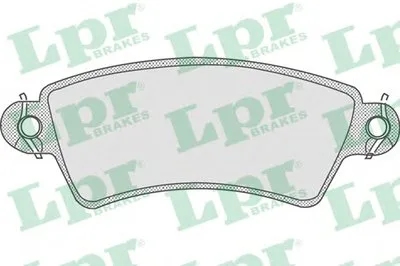 Комплект тормозных колодок, дисковый тормоз LPR купить
