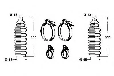 Комплект пылника, рулевое управление OCAP купить