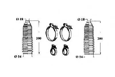 Комплект пылника, рулевое управление OCAP купить