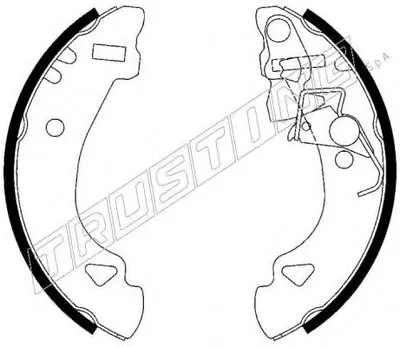 Комплект тормозных колодок TRUSTING купить