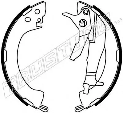 Комплект тормозных колодок TRUSTING купить