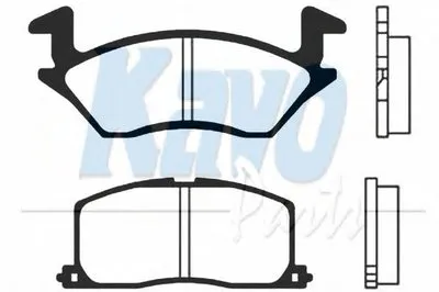 Комплект тормозных колодок, дисковый тормоз MK KASHIYAMA KAVO PARTS купить