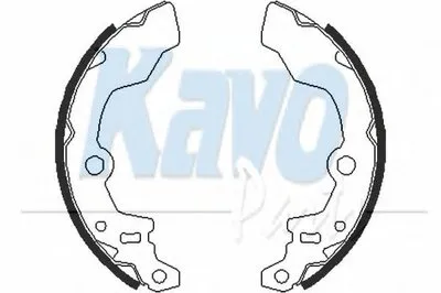 Комплект тормозных колодок MK KASHIYAMA KAVO PARTS купить