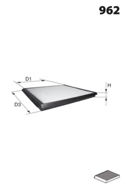 Фильтр, воздух во внутренном пространстве MECAFILTER MECAFILTER купить