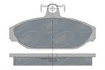 Комплект тормозных колодок, дисковый тормоз SCT Germany купить