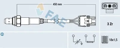Лямда-зонд FAE купить