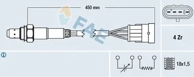 Лямда-зонд FAE купить