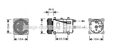 Компрессор, кондиционер AVA QUALITY COOLING купить