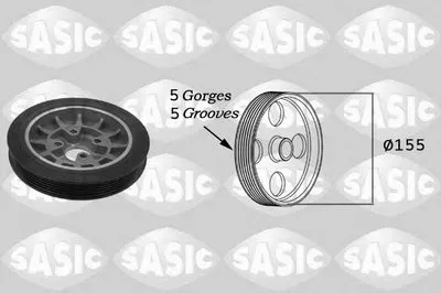 Ременный шкив, коленчатый вал SASIC купить
