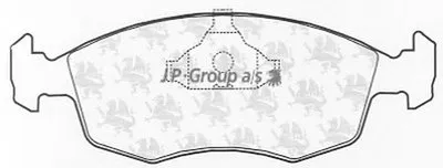 Комплект тормозных колодок, дисковый тормоз QH JP GROUP купить