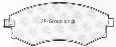 Комплект тормозных колодок, дисковый тормоз QH JP GROUP купить