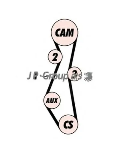 Комплект ремня ГРМ QH JP GROUP купить