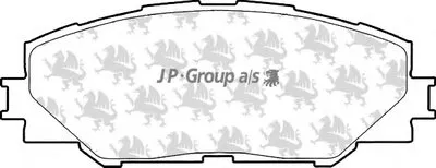 Комплект тормозных колодок, дисковый тормоз QH JP GROUP купить
