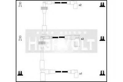 Комплект проводов зажигания HighVolt STANDARD купить