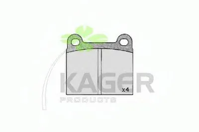 Комплект тормозных колодок, дисковый тормоз KAGER купить