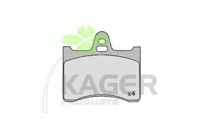 Комплект тормозных колодок, дисковый тормоз KAGER купить