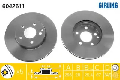 Тормозной диск GIRLING купить