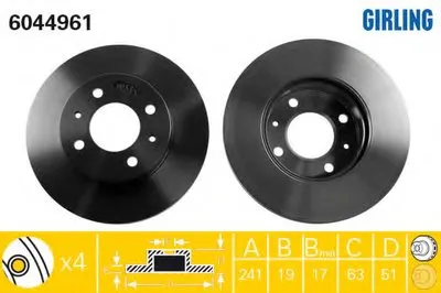 Тормозной диск GIRLING купить