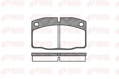 Комплект тормозных колодок, дисковый тормоз KAWE купить