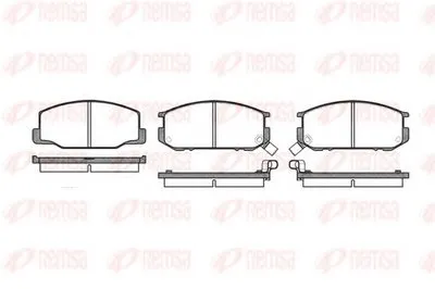 Комплект тормозных колодок, дисковый тормоз KAWE купить