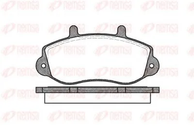 Комплект тормозных колодок, дисковый тормоз KAWE купить
