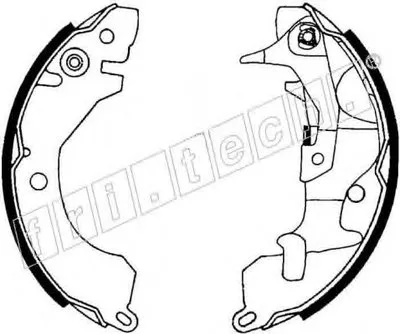 Комплект тормозных колодок fri.tech. купить