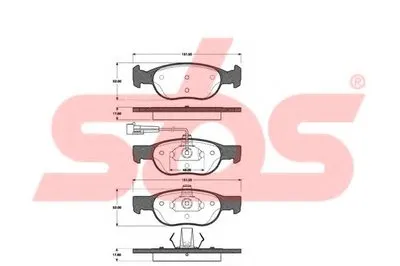 Комплект тормозных колодок, дисковый тормоз sbs купить