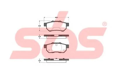 Комплект тормозных колодок, дисковый тормоз sbs купить