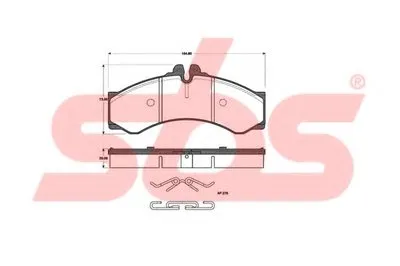 Комплект тормозных колодок, дисковый тормоз sbs купить