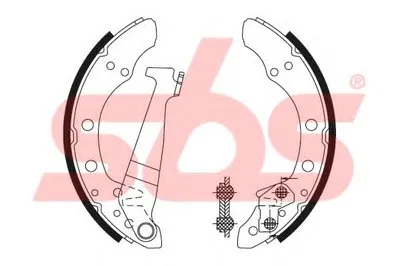 Комплект тормозных колодок sbs купить