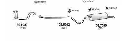 Система выпуска ОГ ASSO купить