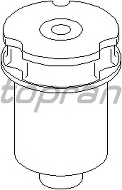 Втулка, балка моста TOPRAN купить