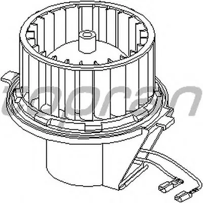 Электродвигатель, вентиляция салона TOPRAN купить