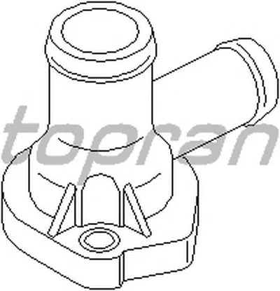 Фланец охлаждающей жидкости TOPRAN купить