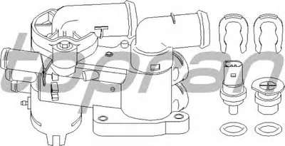 Корпус термостата TOPRAN купить