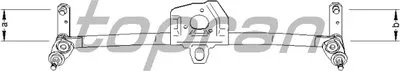 Система тяг и рычагов привода стеклоочистителя TOPRAN купить