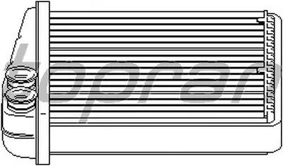 Теплообменник, отопление салона TOPRAN купить