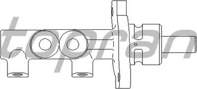 целиндер ручного тормоза TOPRAN купить