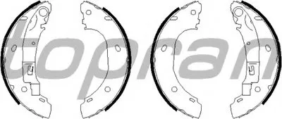 Комплект тормозных колодок TOPRAN купить
