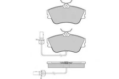 Комплект тормозных колодок, дисковый тормоз MASTER-SPORT купить