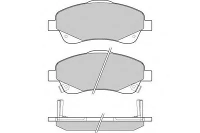 Комплект тормозных колодок, дисковый тормоз E.T.F. купить