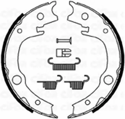 Комплект тормозных колодок, стояночная тормозная система CIFAM купить
