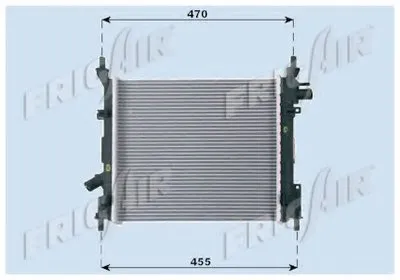 Радиатор, охлаждение двигателя FRIGAIR купить