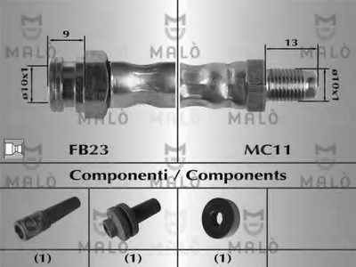 Тормозной шланг MALÒ купить