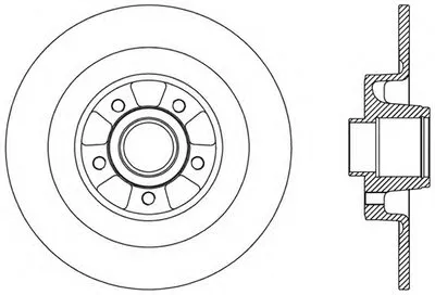 Тормозной диск ADAPTIVE OPEN PARTS купить