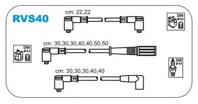 Комплект проводов зажигания JANMOR купить