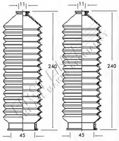 Пыльник, рулевое управление FIRST LINE купить