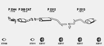 Система выпуска ОГ FENNO купить