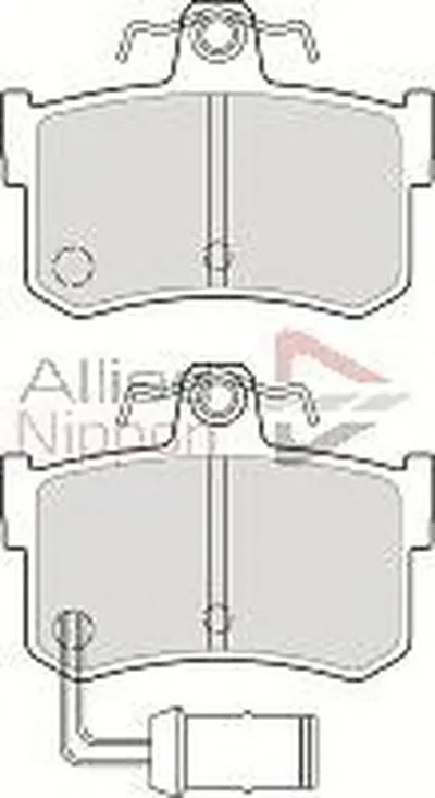 Комплект тормозных колодок, дисковый тормоз ANL Braking COMLINE купить