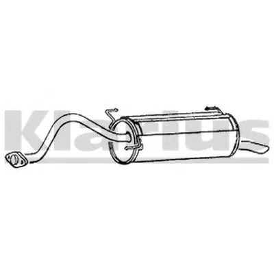 Глушитель выхлопных газов конечный KLARIUS купить
